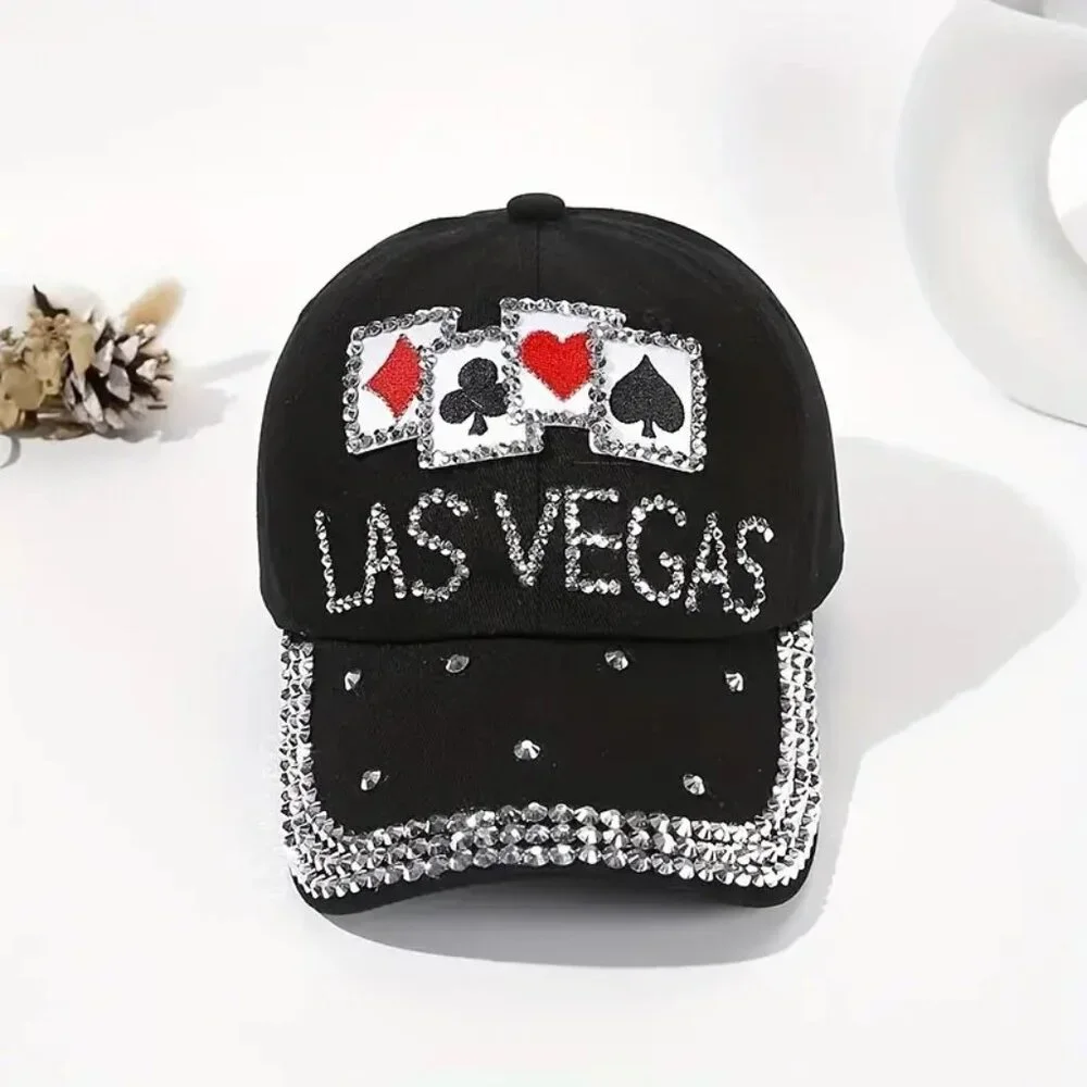 Rhinestone Embellished Baseball Cap - Picture 1 of 4